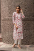 Women Ethnic Motifs Printed Thread Work Kurta
